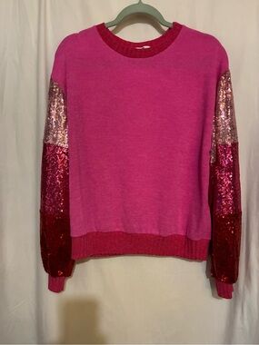 GeeGee Sequins Sleeve Sweater